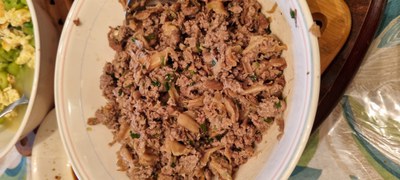 Chun choi and beef 