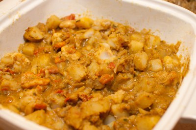 Curried Shrimp & Potato