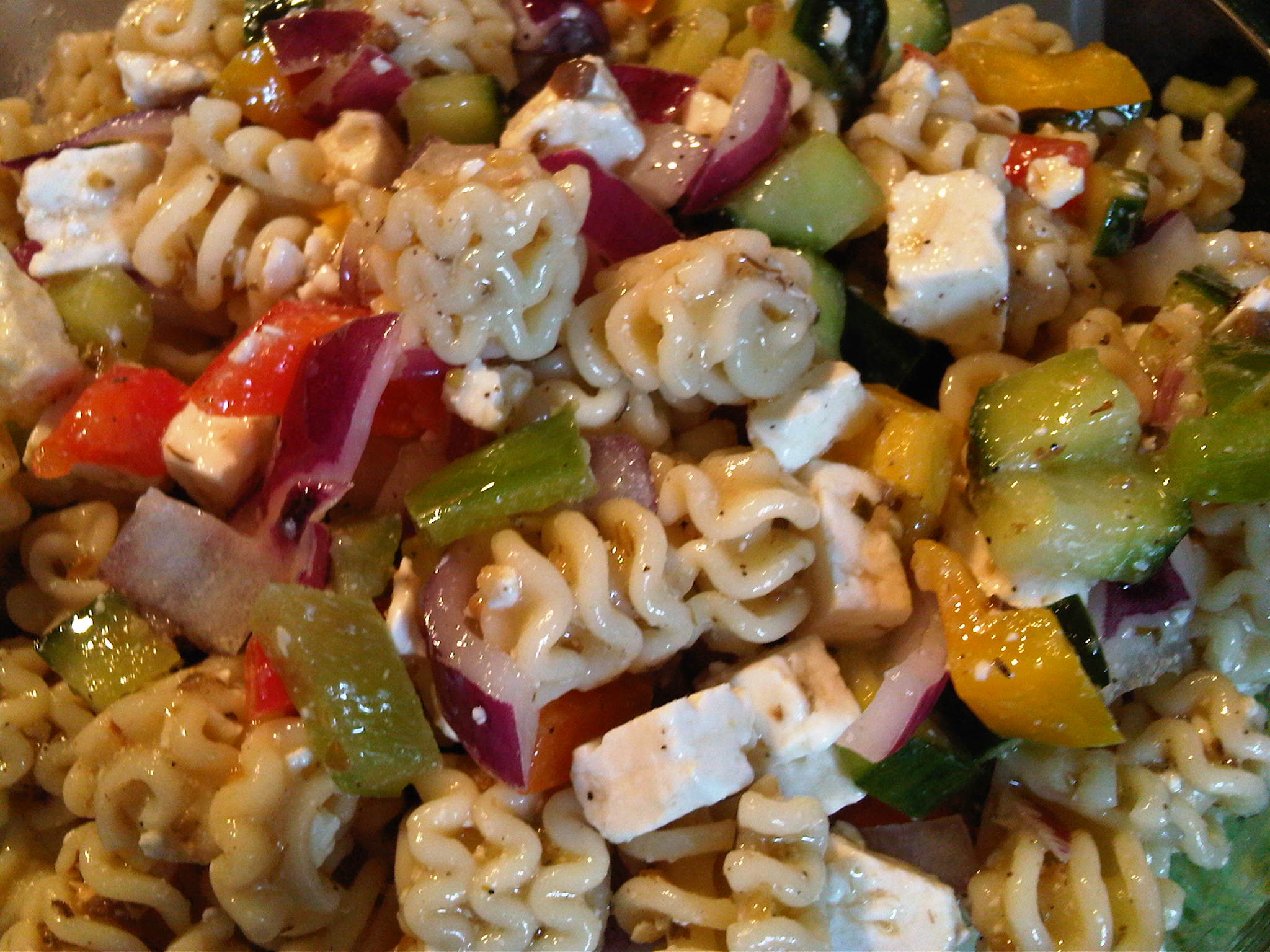 Greek pasta salad