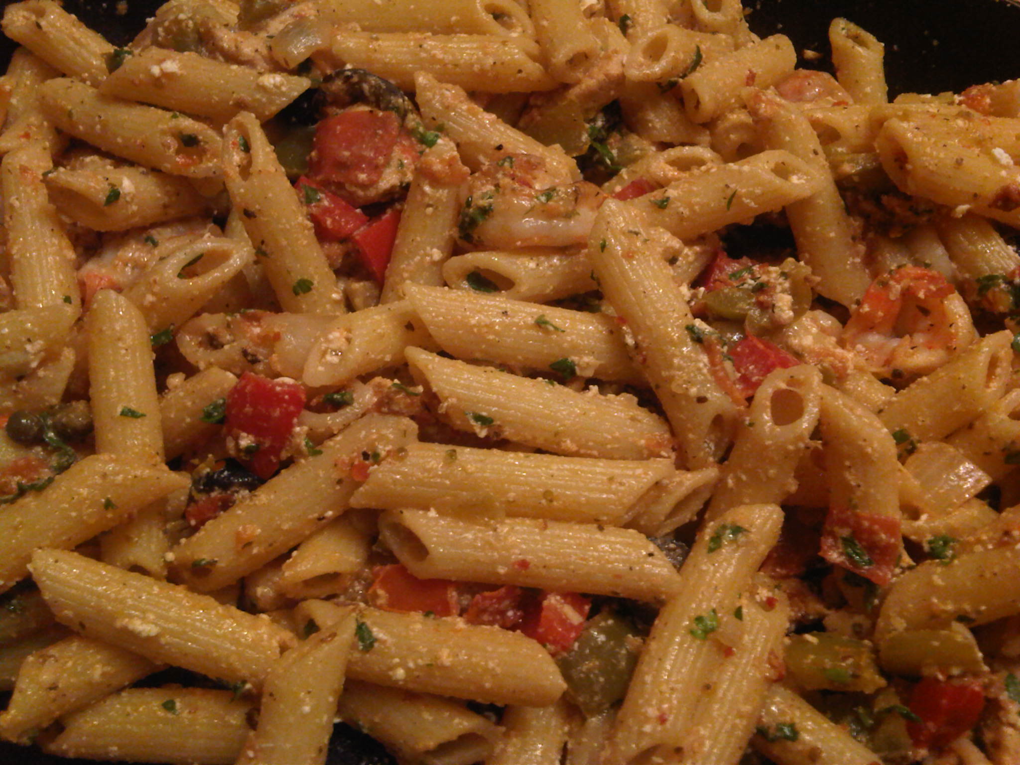 Hot greek pasta